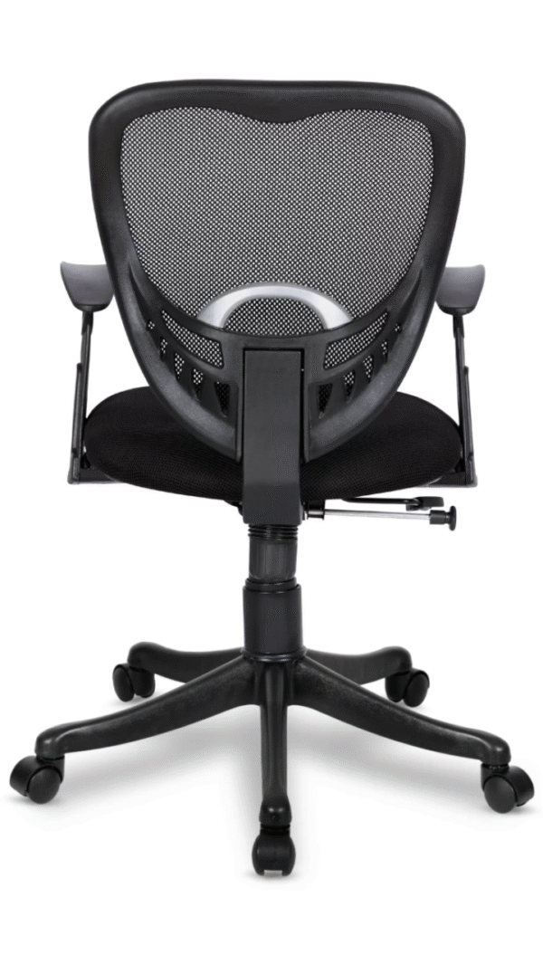 Black Mesh Mid-Back Chair (Delta Style)