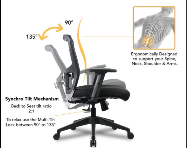  Modern workspace task chair [cite: 1]