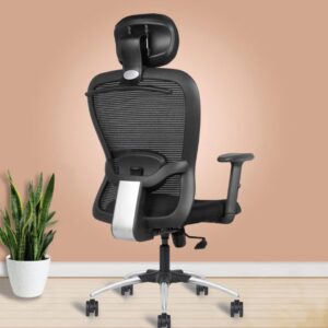  High-back ergonomic mesh chair [cite: 2]