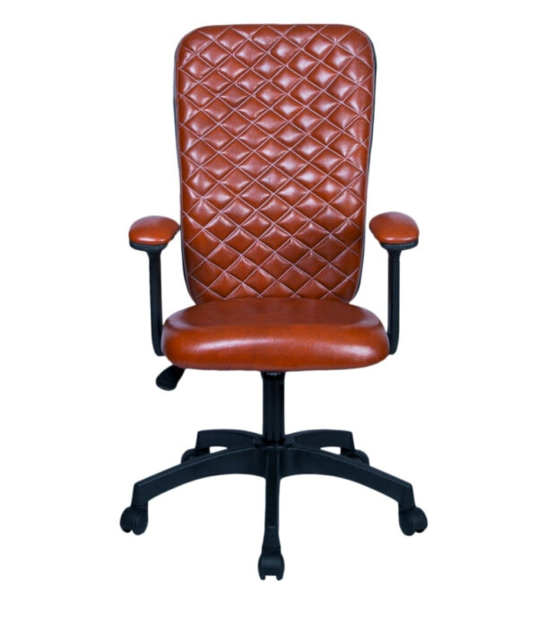  Leatherette diamond quilted back [cite: 28]