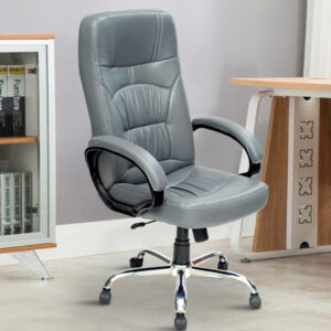  Grey plush executive chair