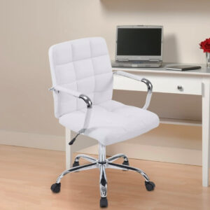  White quilted mid-back chair [cite: 47]