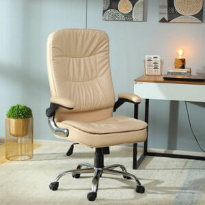  Beige plush executive chair [cite: 52
