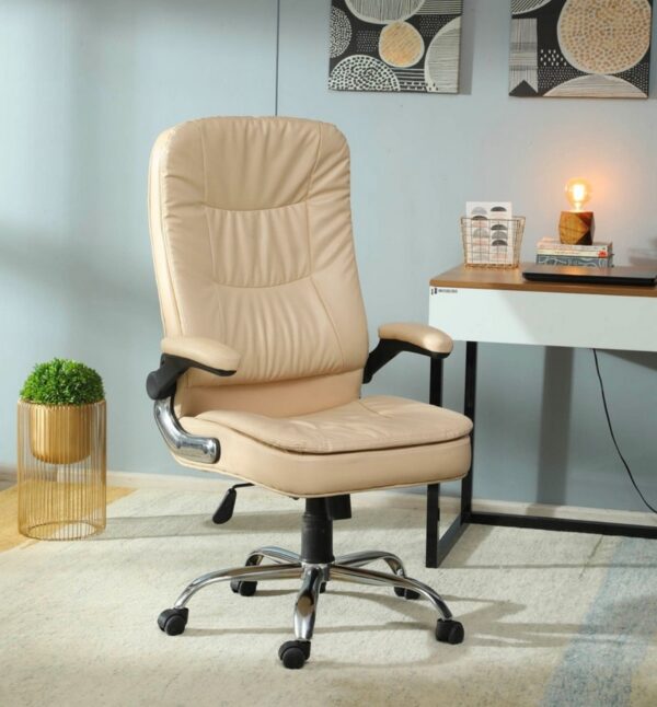  Beige plush executive chair [cite: 52