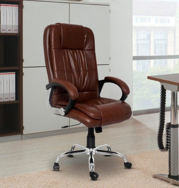  Brown plush manager chair (v2) [cite: 132]