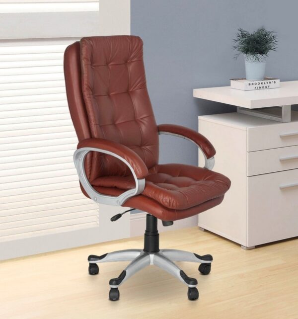  Brown quilted executive chair [cite: 131]