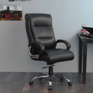  Black plush executive chair (v2) [cite: 57
