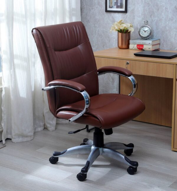  Brown mid-back office chair [cite: 63