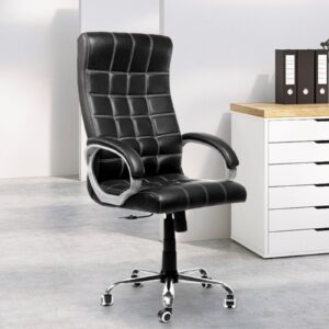  Black square quilted chair [cite: 69