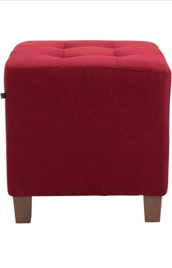 Tufted square stool design