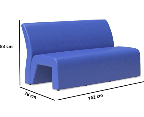 Dark Blue Modular Sofa Section - Image 4