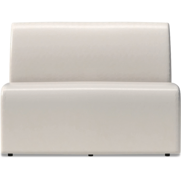 Cream Sculptural 2-Seater Sofa - Image 4